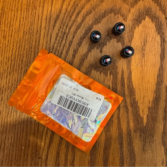 BMW M, 4PCS Tire Caps, Aluminum Alloy Valve Stem Cap, Decorative Accessory - Picture 2 of 2